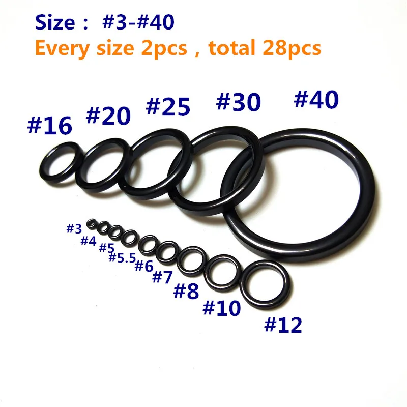 28PCS & 30pcs Fishing Rod Guide Ring  Repair Guide Ring  Replacement  Wear Resistant Ceramic Guide Ring  Kit  Alconite Ring Set