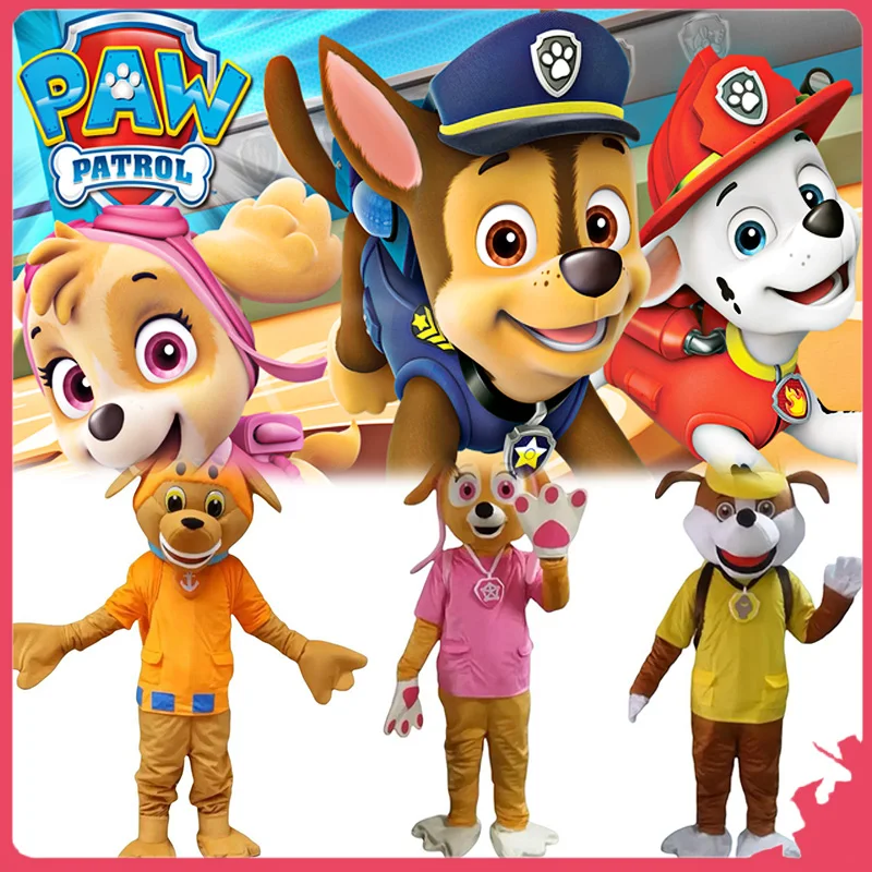 

Paw Patrol Series Adult Doll Costumes Ryder Skye Rocky Chase Marshall Cartoon Characters Event Party Cosplay Stage Performance