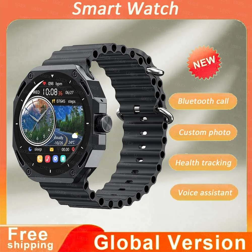 

Bright Men's Smartwatches 1.53 HD Display Health Tracking Bluetooth Call Voice Assistant Sports Diy Faces Multifunction watches