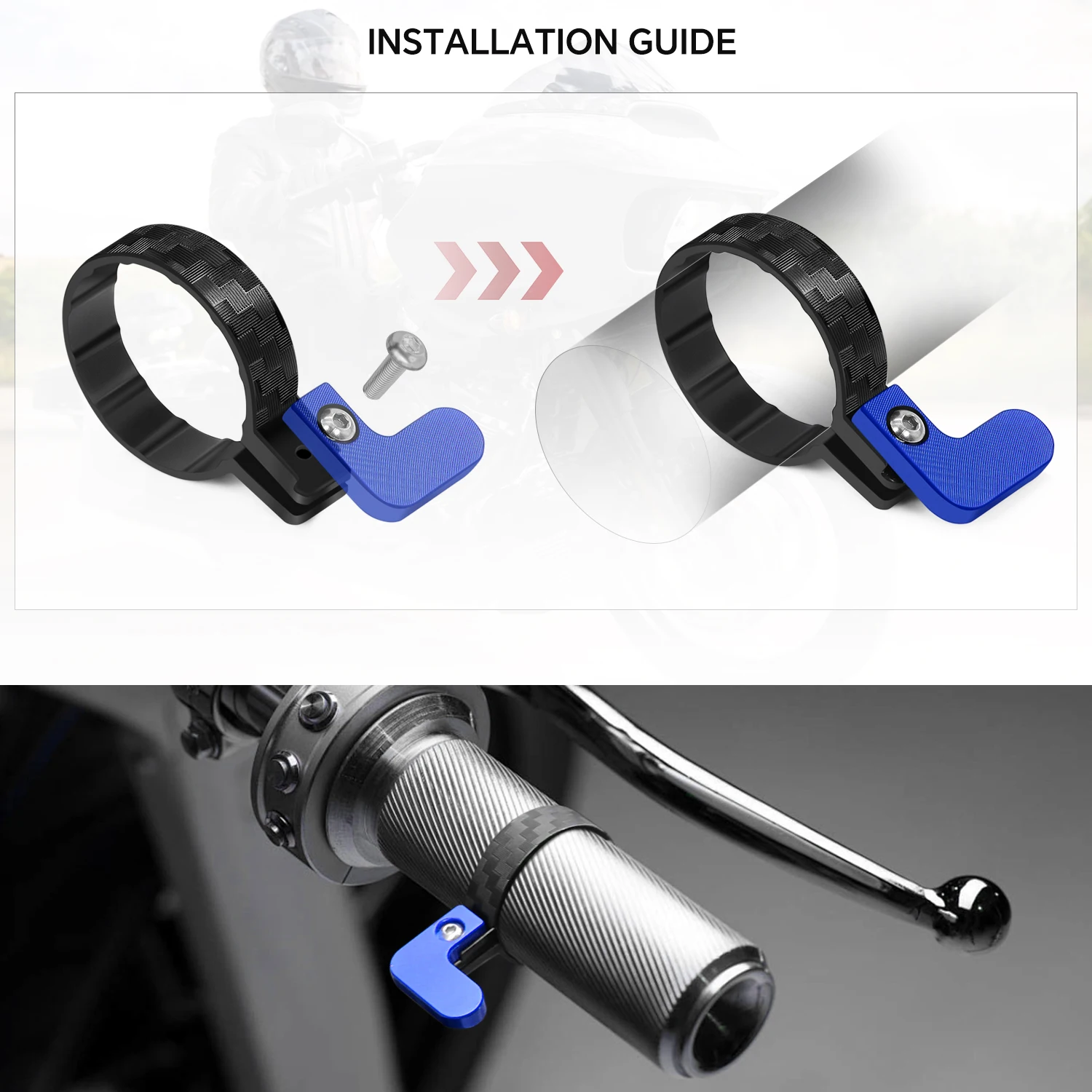 Tmax 오토바이 CNC 범용 크루즈 컨트롤 스로틀 잠 - Universal Tech Accessories 리뷰 및 가격