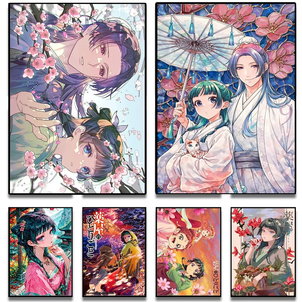 Diamond Painting The A-Apothecary D-Diaries Japanese Anime M-Maomao And J-Jinshi Diamond Mosaic Handmade Art Gift Home Decor