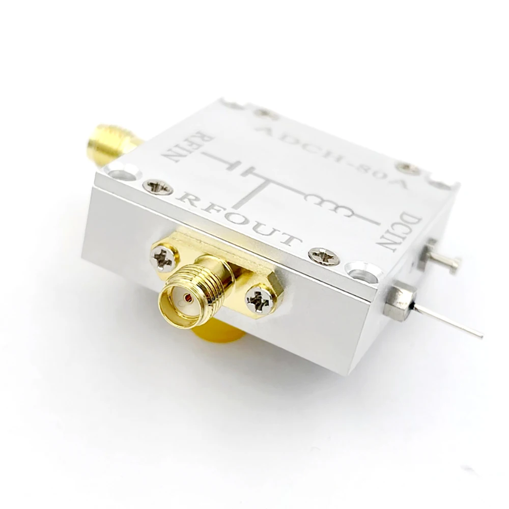 Imagem -03 - Viés Tee 10m10ghz rf Biaser Feed Bloqueador Coaxial Adch80a dc Faz Amplificador de Baixo Ruído am hf Ham Rádio Rtl Sdr Receptor