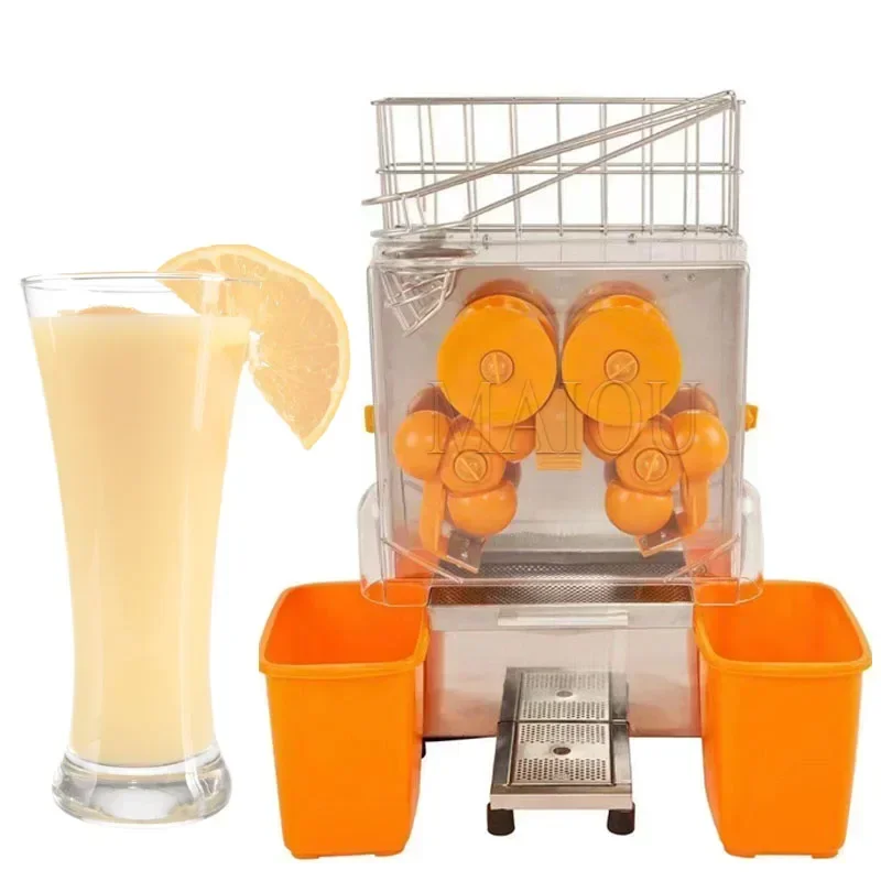 

Large electric juicer 120W commercial fresh orange juicer 220V/110V automatic orange juice machine automatic juicer