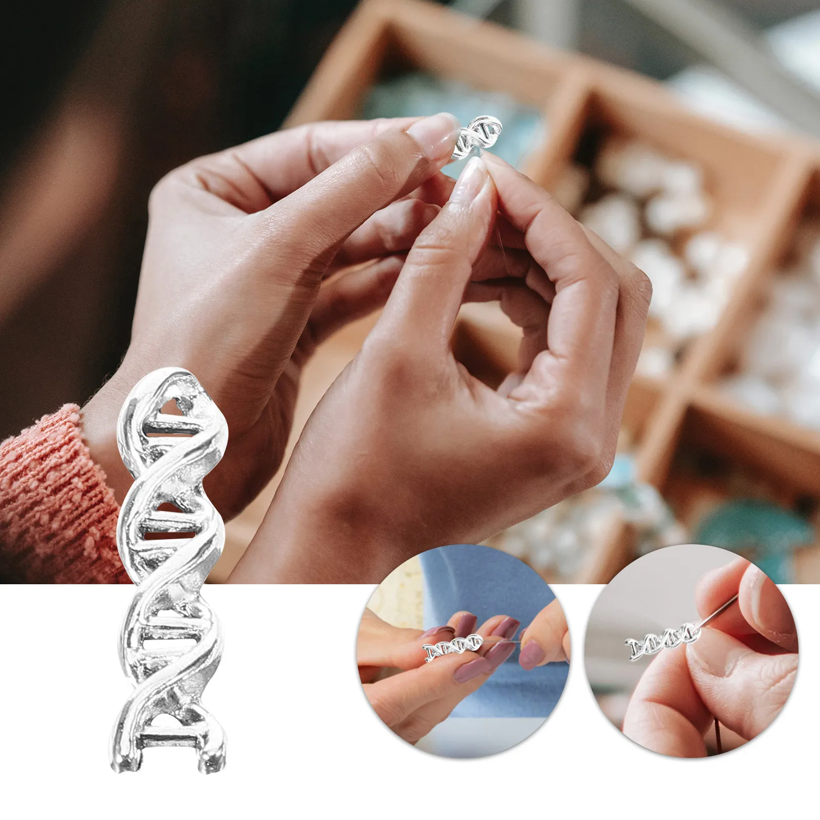 

50pcs Zinc Alloy Pendants Small Medical Supplies DIY Accessories for Necklace Bracelet Earrings Jewelry Making Retro Hospital