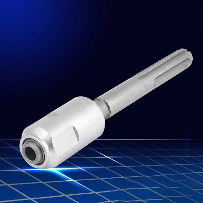 

Цельный адаптер SDS Max к SDS Plus, преобразователь ударной дрели, быстрый инструмент для молотков SDS Max Silver-A74P