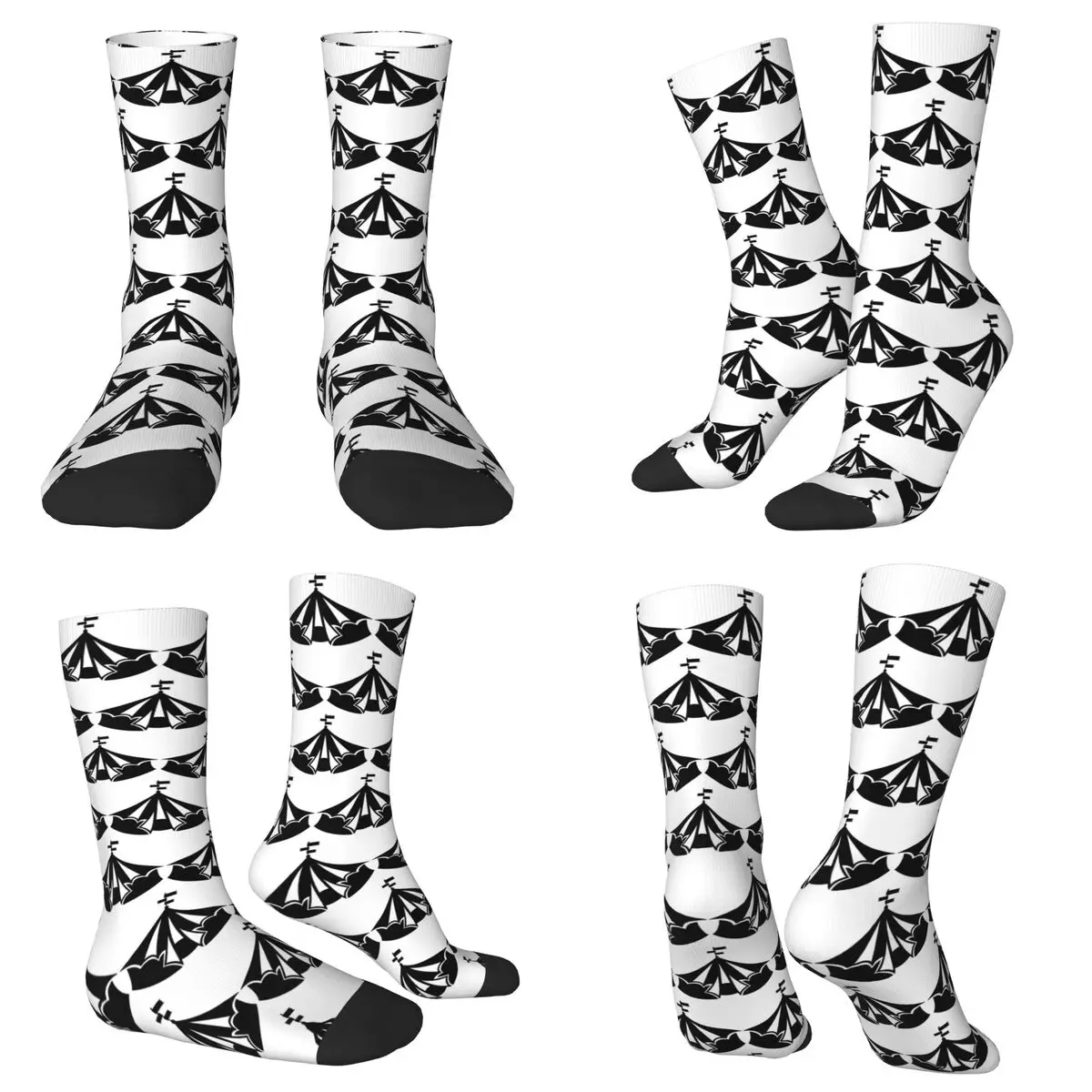 All Seasons Crew Stockings Circus Socks Harajuku Long Socks for Men Women Gifts