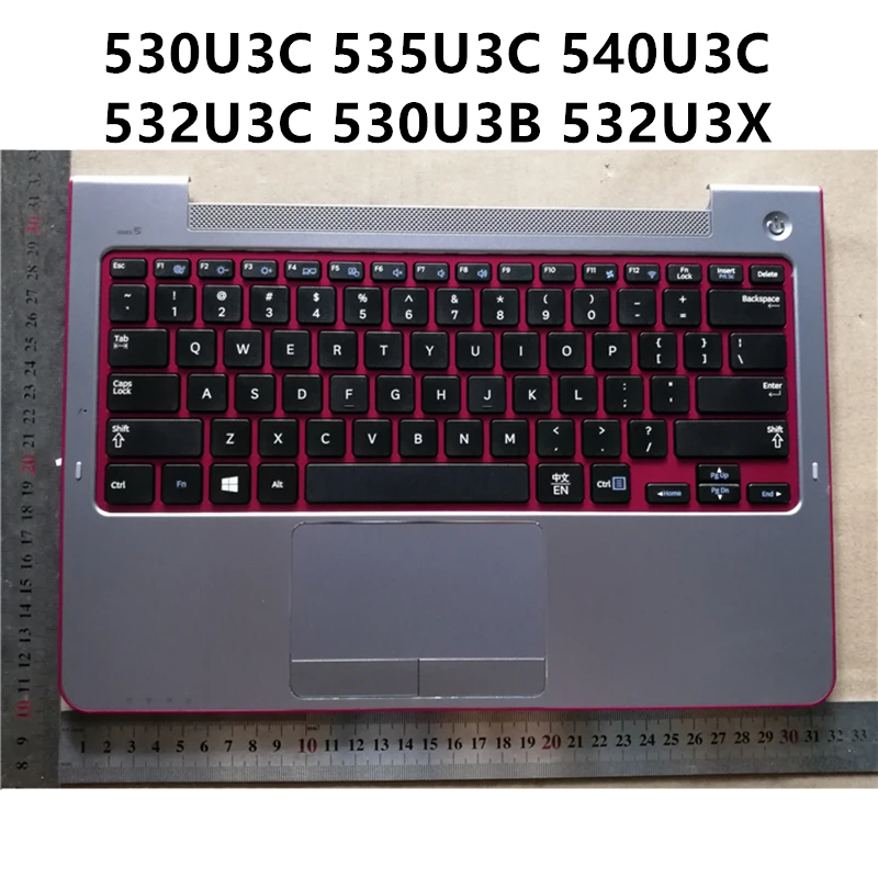 

New laptop For Samsung 530U3C 535U3C 540U3C 532U3C 530U3B 532U3X Multilingual With Keyboard Palmrest upper Cover Case