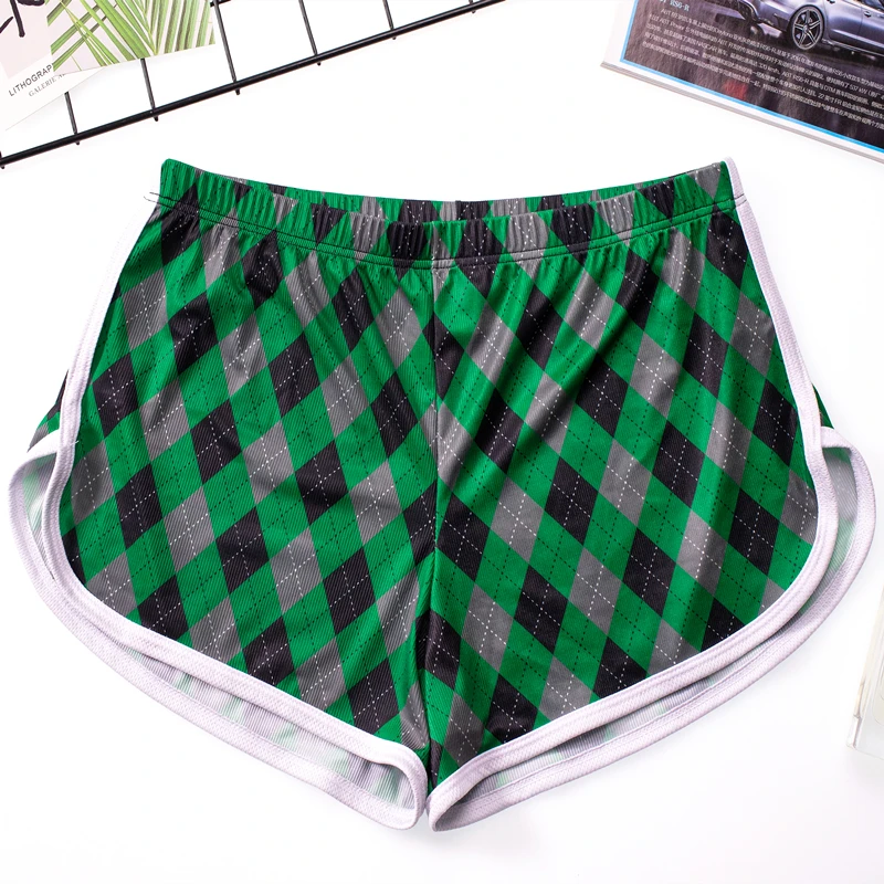 Sexy Arrow Panties Men Underwear Soft Stretch Breathable Men Boxer Shorts Sleep Bottoms Man Plaid Trunk Boxer Hombre Shorts