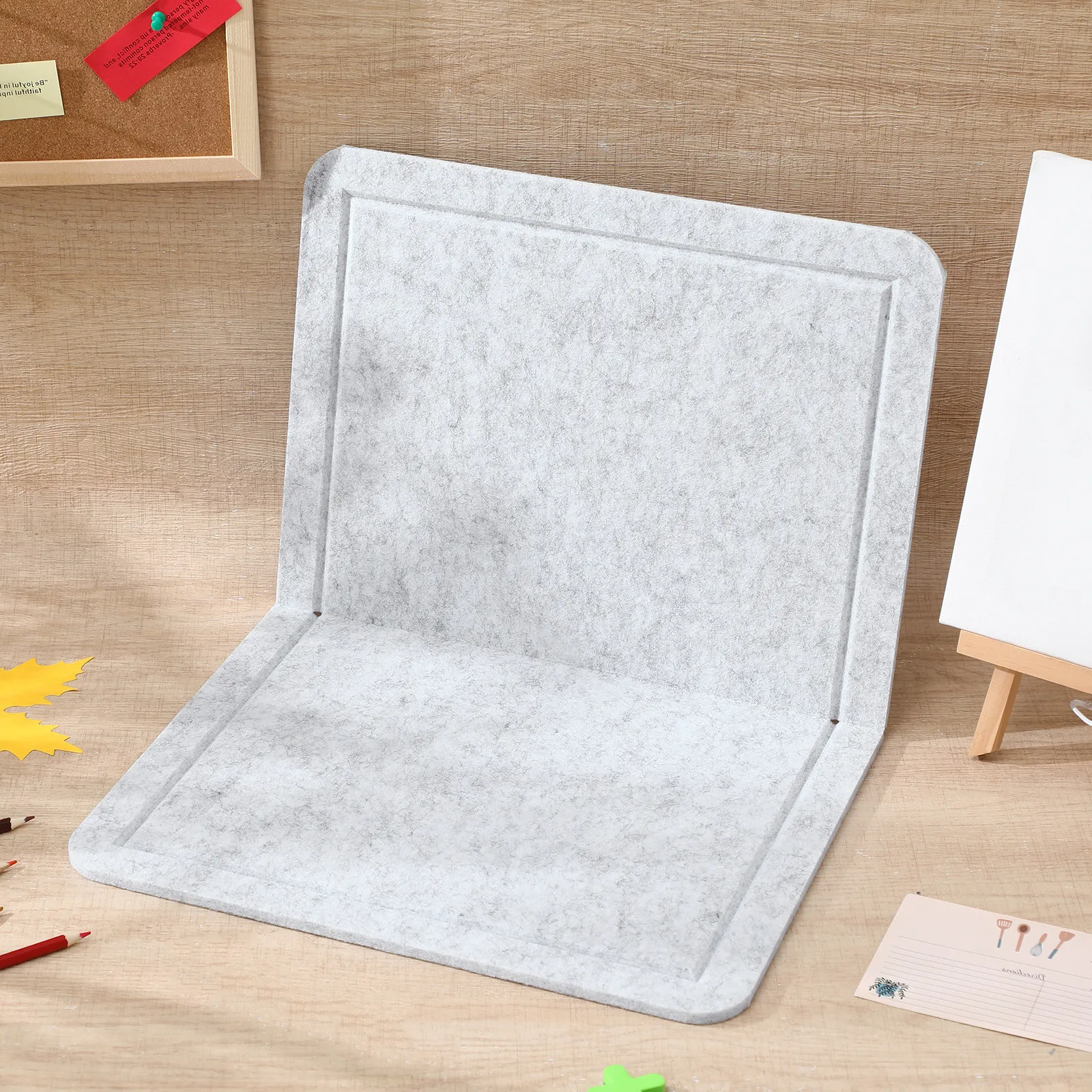 

Фетровая доска для пазлов с нескользящей поверхностью, простая установка, безопасное использование, аксессуар для настольной игры-сортировки пазлов