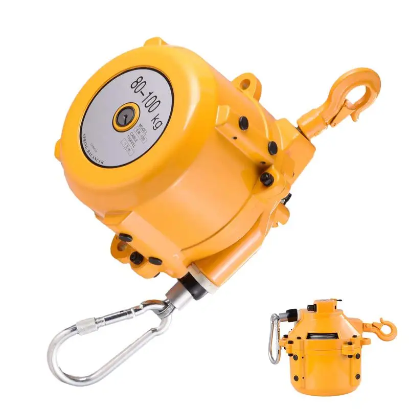 Spring Balancer Portable Tool Fixture Holder 80-100kg Bearing Spring Tool Balancer Tool Belt Accessories Wire Rope Hangings