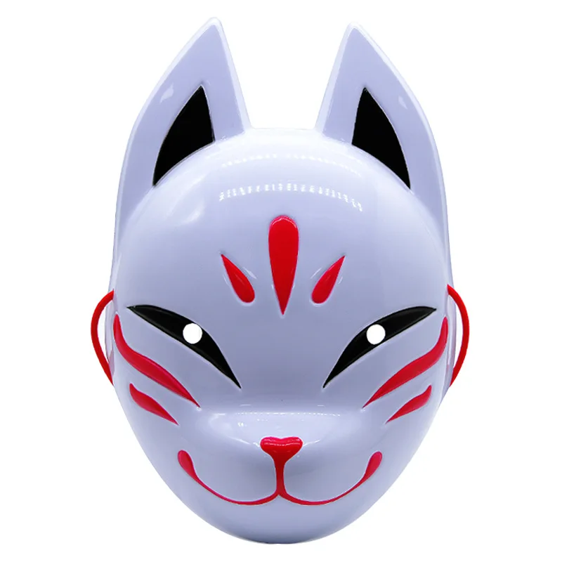 Genshin Impact Fox Face Mask Cosplay Animal Face Cover Lightweight Masquerade Costume Face Cover for Halloween Party Props