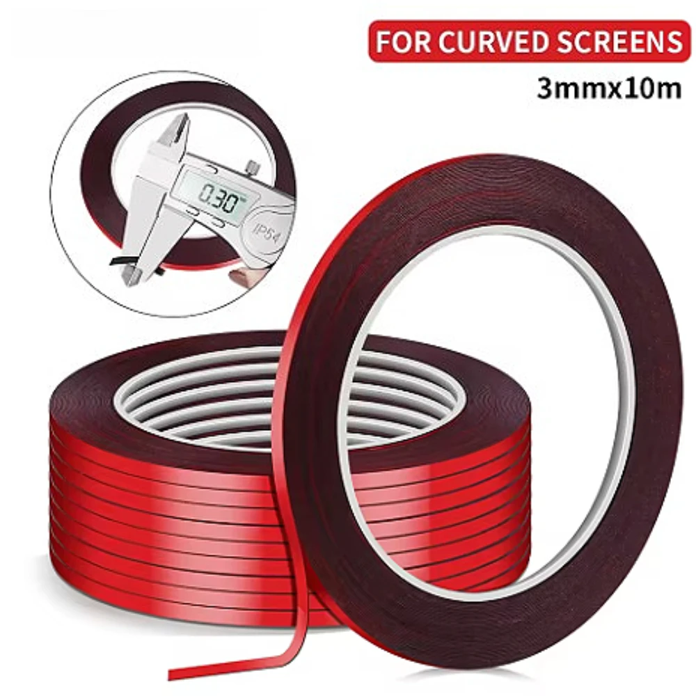 

10 м двухсторонняя лента для ремонта мобильных телефонов для сенсорного экрана мобильного телефона, ЖК-панель, 3 мм, самоклеящаяся пенопластовая наклейка, исправление