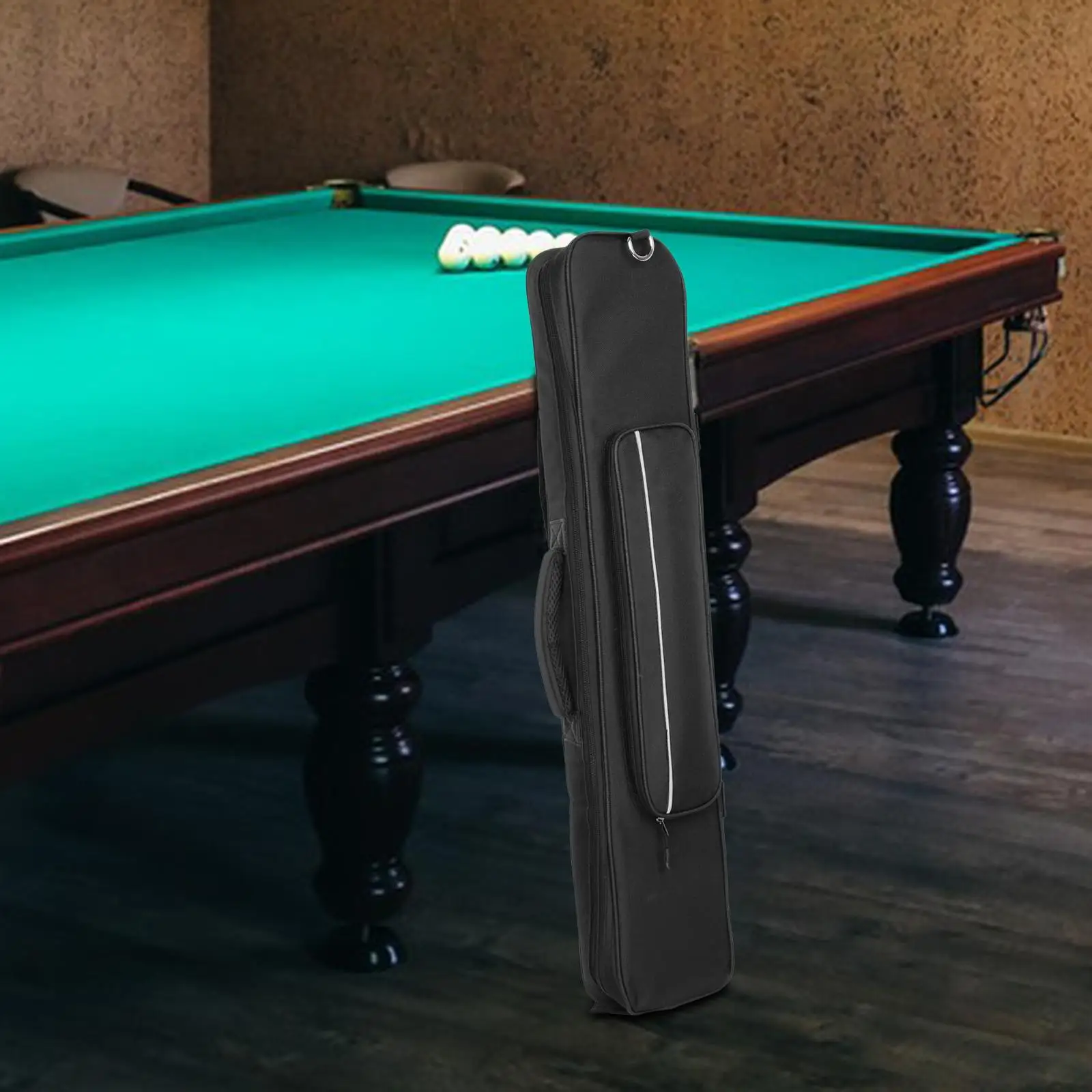 

Pool Cue Cases 1/2 Snooker Billiard Cue Cases Wear Resistant Soft Cue Bag