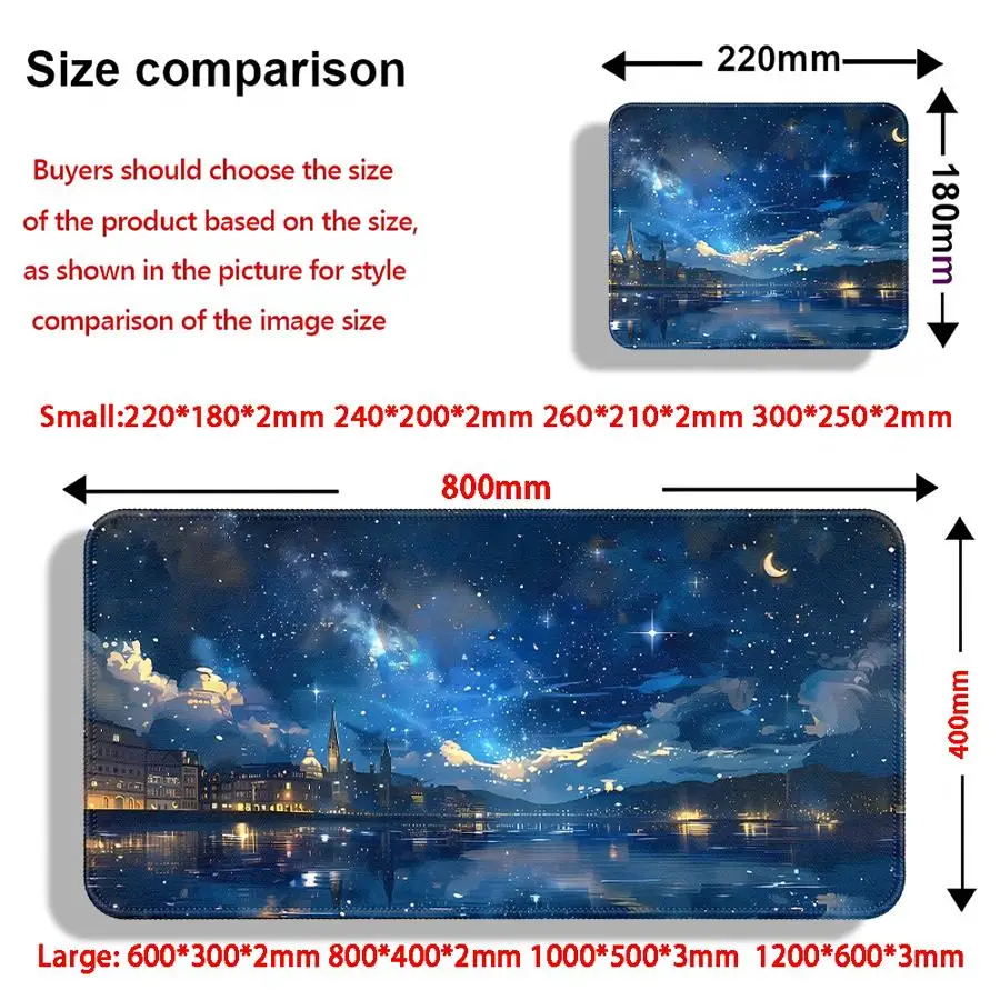 Landscape And Lake View Mouse Pad office Pad Desk accessories Keyboard Mouse Pad Computer Laptop Pad Game Console Pad Waterproof