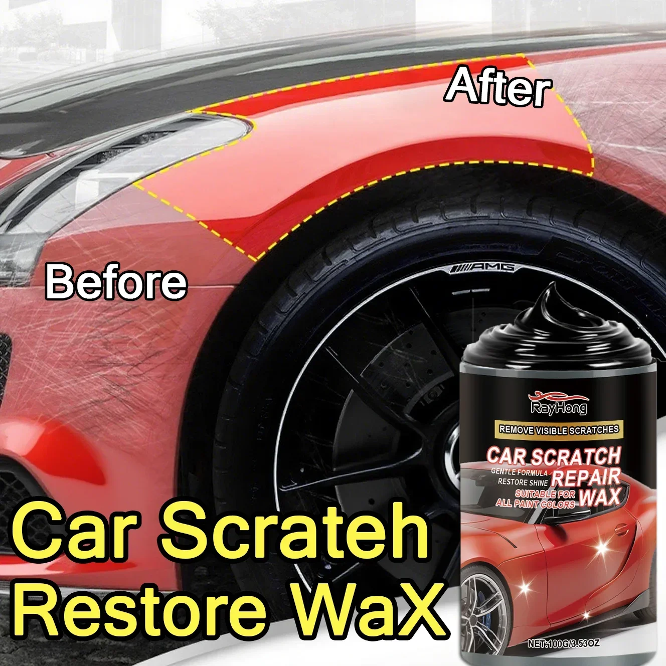 

QC19 ремонт поверхности пятен инструменты для ухода за автомобилем воск для ремонта царапин авто вихревой средство для удаления царапин ремонт полировка против царапин Wa