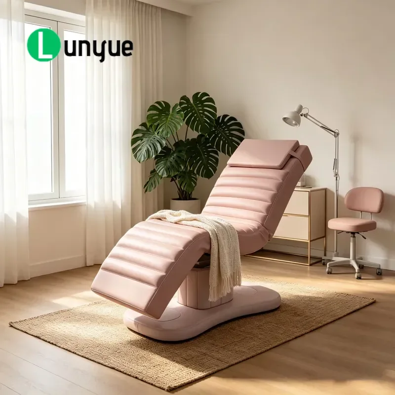 Adjustable Electric Heated Facial Massage Bed Professional Beauty Spa Furniture Set for Treatment Room Comfortable