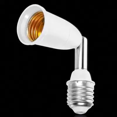 E27 Light Socket Extender with 360° Rotation – Flexible Bulb Adapter for E27 Lamps