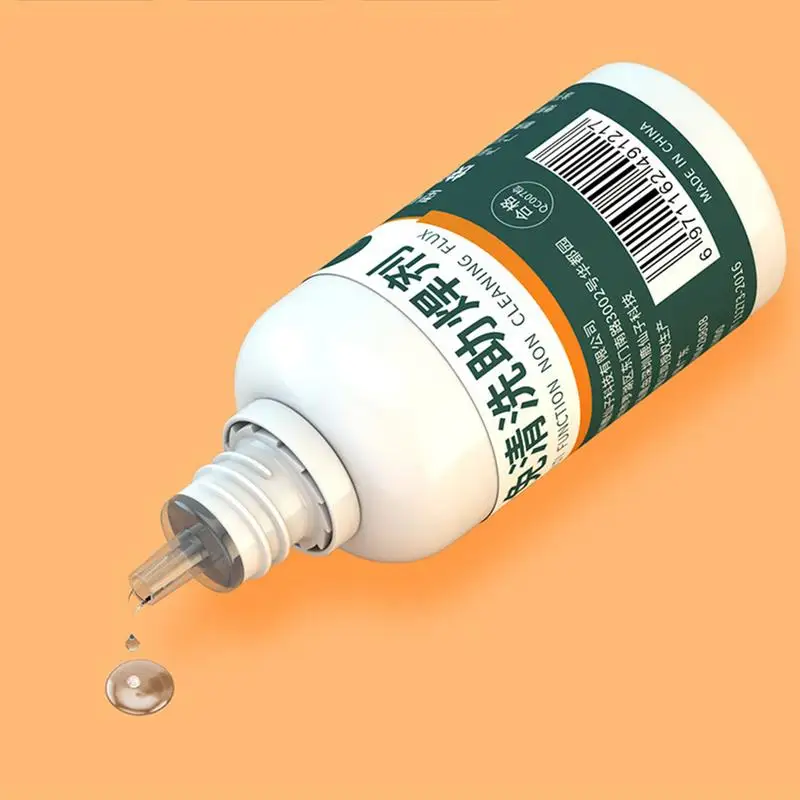 50ml No Clean Flux Solder With Flux Liquid Rosin Stainless Steel Rosin Soldering Flux Paste For Lead-Free Electronics Soldering