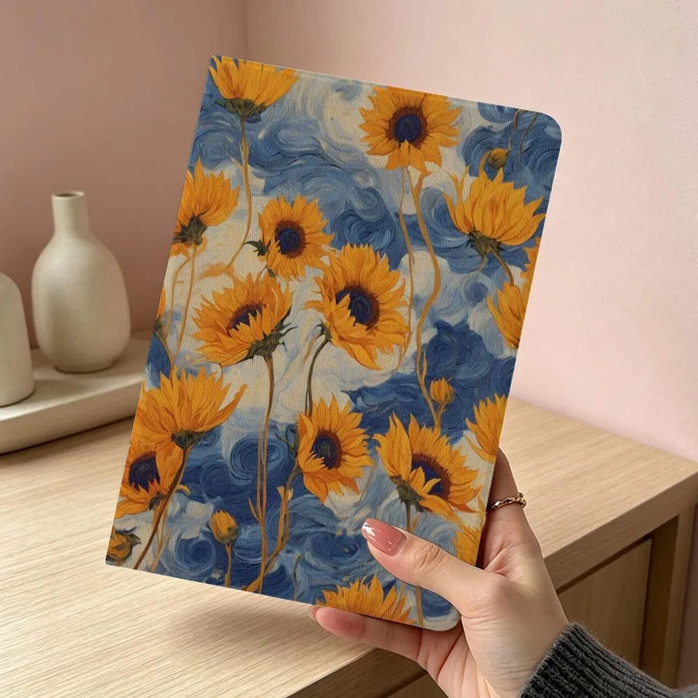Van Gogh-Inspired Print Soft For Xiaomi Redmi Mi Pad 8 7 6 5 4 2 SE K Pro Max Ultra Poco Pad Inch Tablet Case