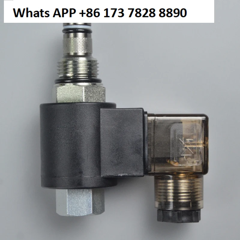 Two position two normally open DHF08-221 hydraulic thread cartridge solenoid directional valve SV08-21 LSV08-NOP