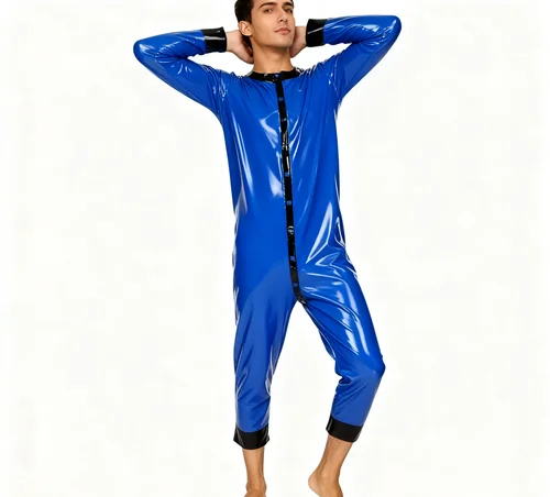 

100% Natural Latex Rubber Catsuit Bodysuit Halloween Uniform Masquerade Handmade Custom Cosplay Party