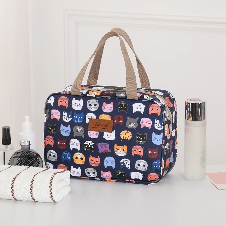 Neue Reisegepäcktasche mit großem Fassungsvermögen und wasserdichter Handtasche mit Cartoon-Aufdruck, Outdoor-Zubehör, Aufbewahrungstasche, Lunchtasche – Detail 19