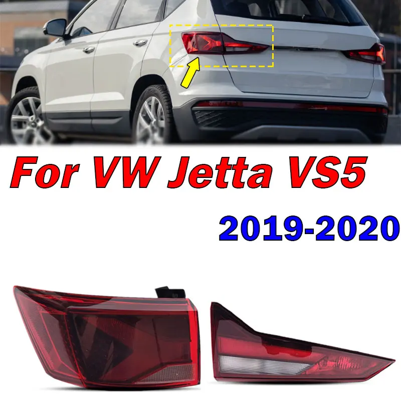 Car Accessories For VW Volkswagen Jetta VS5 2019 2020 Raer Tail Light Signal Lamp Driving Light Barke Light Taillight Assembly