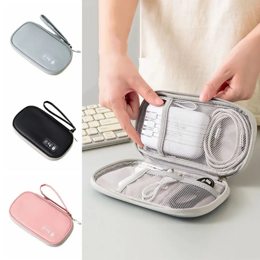 

Multi-layer Electronic Cable Organizer Large Capacity Anti-fall Cord Carrying Case Durable Dustproof Cable Storage Bag