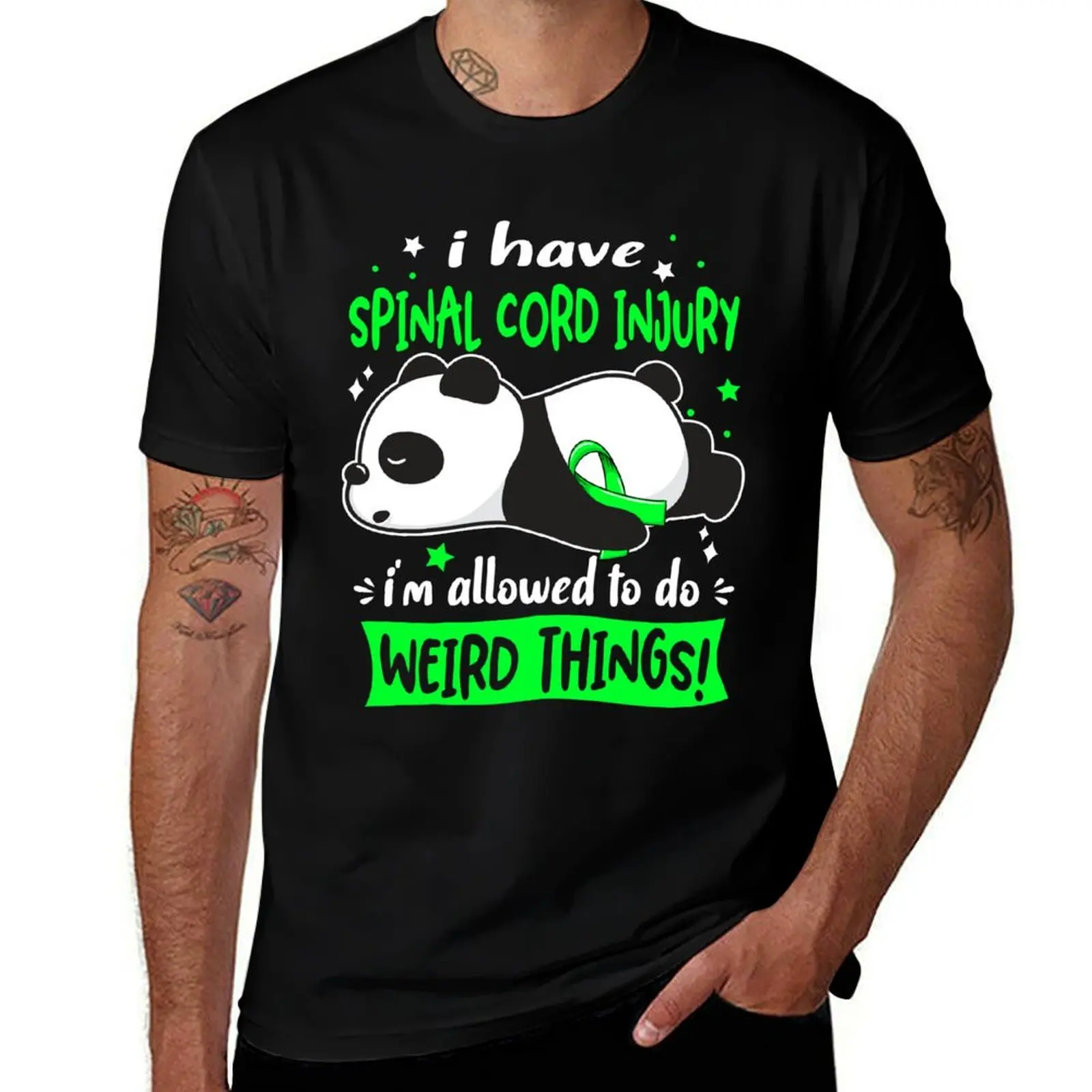 Spinal Cord Injury Warrior I Have Spinal Cord Injury I Am Allowed To Do Weird Things! T-Shirt Thanksgiving Casual Tee T-Shirt