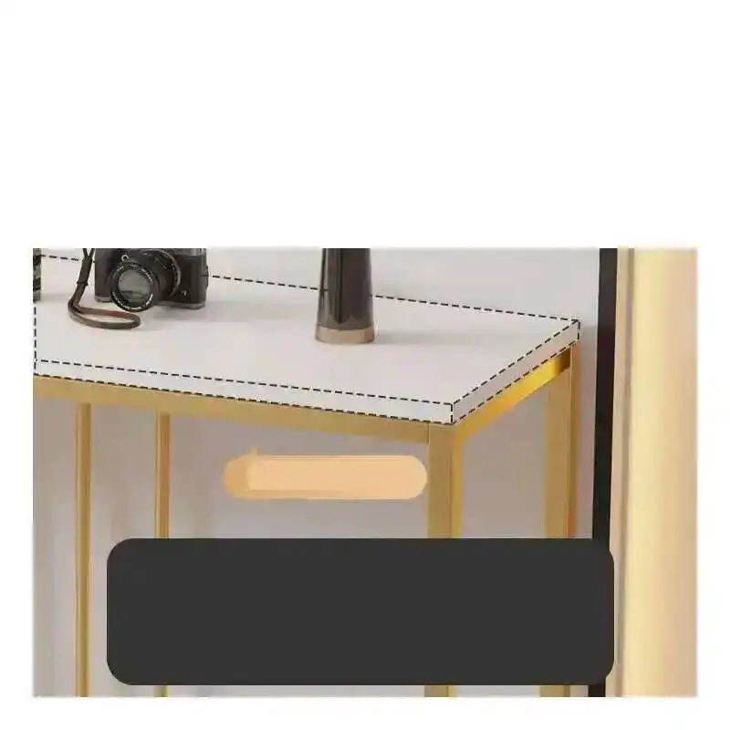 

Light Luxury Entry Porch Table New Chinese Living Room Sofa Tables Against The Wall Corridor Console Tables Iron Narrow Table