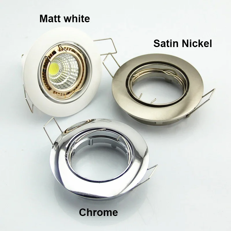 70mm Cut Out Indoor Ceiling LED Downlight Fixture Adjustable Spotlight Frame Decorative Ceiling Light for Living Room