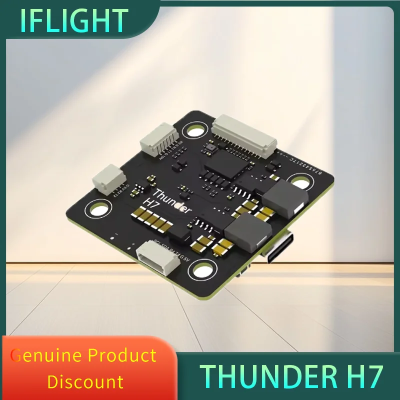 

Контроллер полета iFlight Thunder H7 ICM42688P Барометр Blackbox 512 МБ BEC 5 В 1,5 А/10 В 1,5 А 30,5 мм/ φ4 мм для RC FPV Drone