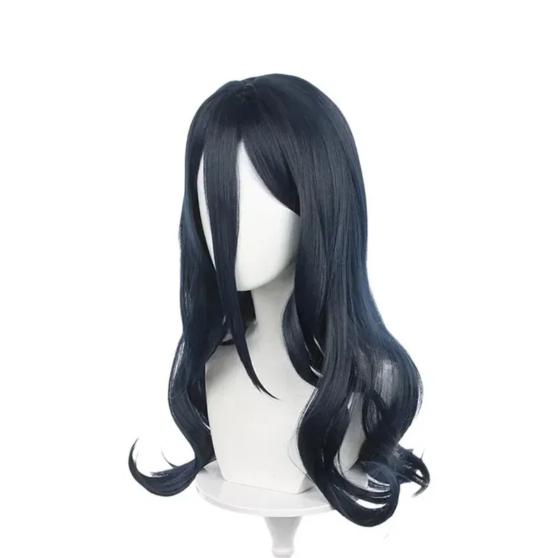 วิกผมสังเคราะห์สำหรับคอสเพลย์ อนิเมะ ซูกิชิตะ เคียวทาโร่ สีน้ำเงินเข้ม ยาว สำหรับงานปาร์ตี้ งานคาร์นิวัล อุปกรณ์ประกอบฉาก