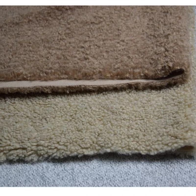 

1 см длинная плюшевая утолщенная ткань из искусственной овечьей шерсти для маленьких вьющихся шерстяных внутренних тканей, ткань для одежды, материал для шитья своими руками