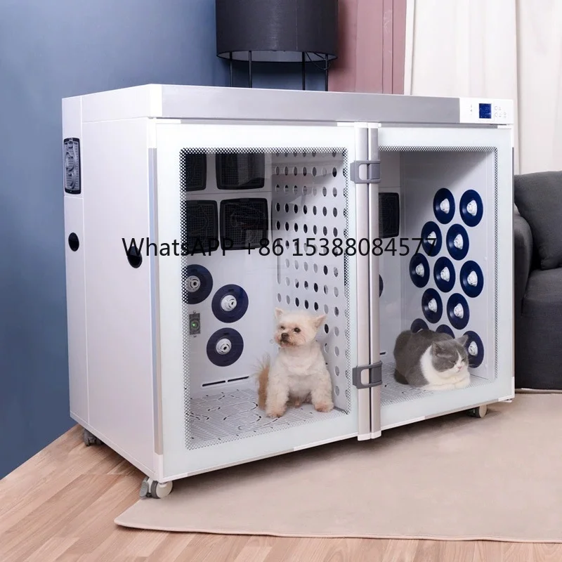 

Hot Sale Automatic Smart Pets Hair Blower Groomers Dryer Box Drying Cabin Cage Grooming Machine for Dog Cat