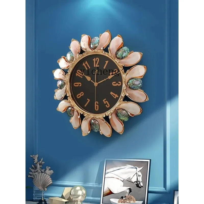 BJ-1   Light Luxury Atmospheric Wall Clock Living Room Decoration Clock Modern Creative Nordic Home Clock