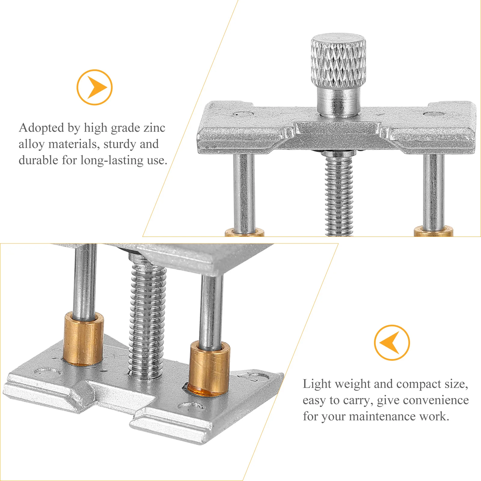 

2 pcs Watch Repair Tools Zinc Alloy Movement Support Sturdy Durable Professional Simple Compact Lightweight Smooth