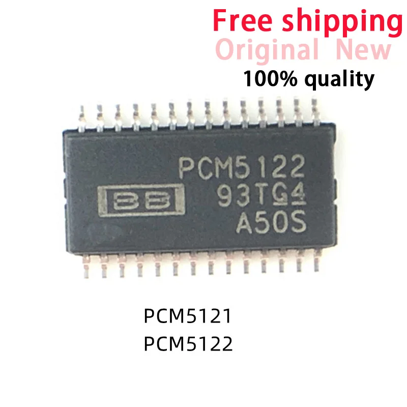 (10piece)100% New PCM5121 PCM5122 PCM5121PWR PCM5122PWR sop-28 Chipset