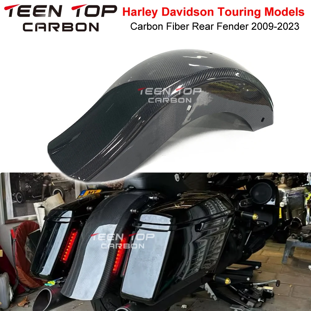 

Защита заднего крыла из карбонового волокна для мотоциклов Harley Davidson Touring Models 2009-2023, Road Glide