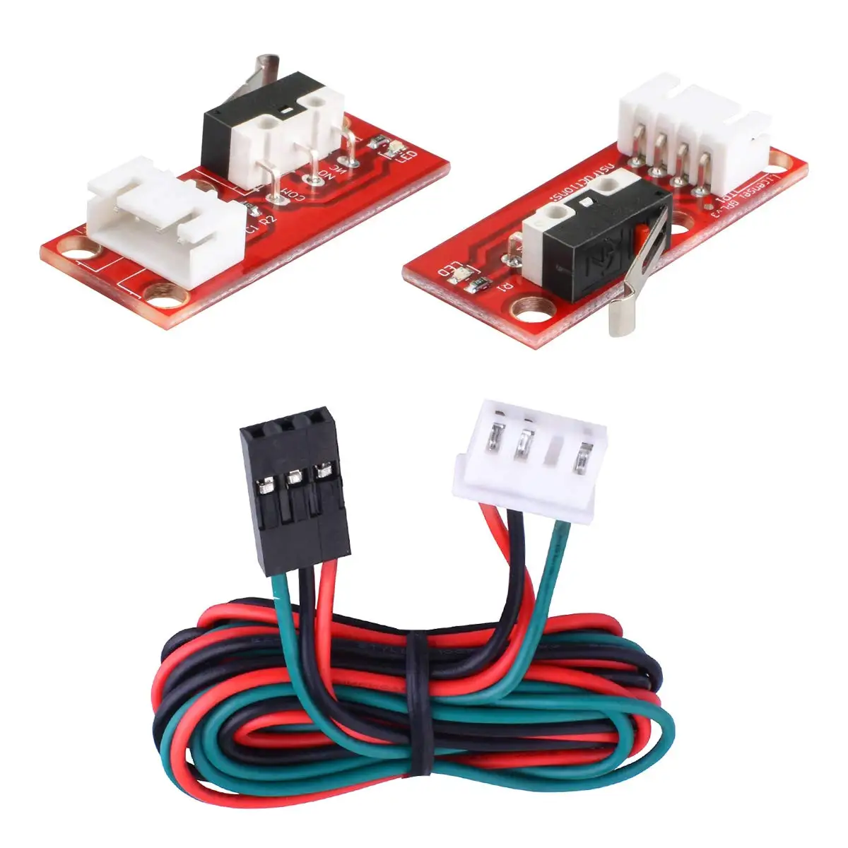 6PCS Mechanical Endstop Limit Switch Touch Switch Module with Cable 3D Printer RAMPS 1.4 3D Print Limit Switch