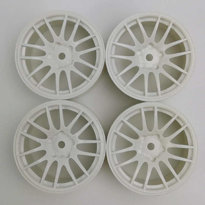 4pcs 3mm Offset RC Car 1/10 Scale Plastic Wheels Rims Drift On road Touring Model Hobby