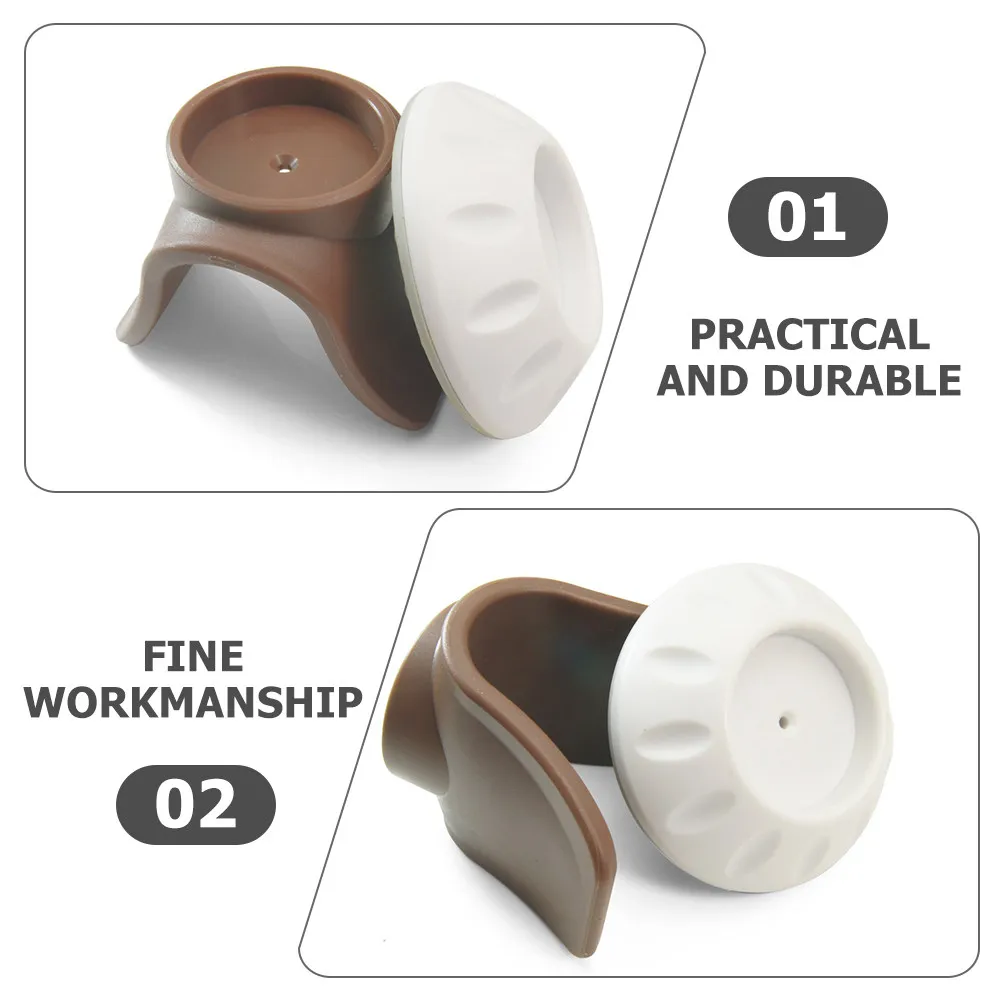 

Набор из 4 U-образных защитных накладок на стену для детских ворот, прочный материал АБС-пластик и силикон, простая установка, защита от царапин