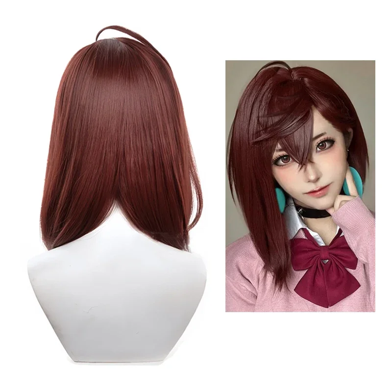 

Momo Ayase Cosplay Wig Anime Dandadan Short Red Brown Wig Cosplay Anime Cosplay Wigs Heat Resistant Synthetic Wigs