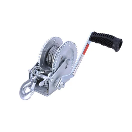 

CHANGXIN 2000LBS Hand Trailer Tractor Winch Dual Gear Manual Operated Winches Cable Pulling Winch