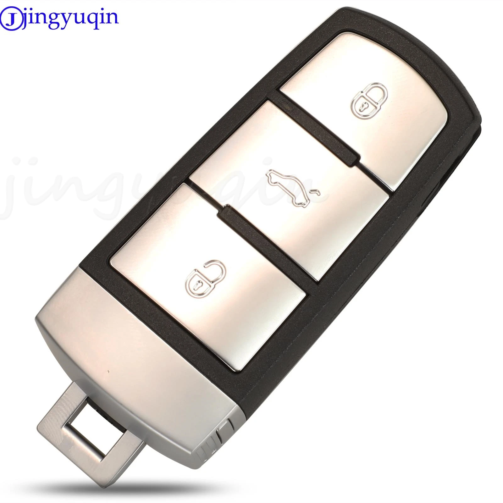 Jingyuqin Keyless Go Remote Car Key Fob 433Mhz ID46 PCF7936 Chip 3C0959752BG For Volkswagen Passat Passat CC 4 Buttons