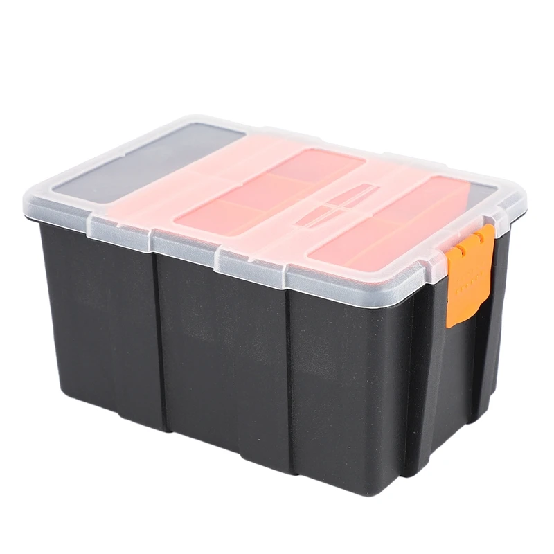 F-156D Portable Plastic Tool Parts Box Suitcase Electrician Tool Box Storage Tools Box Storage Box Suitcase Case Holder