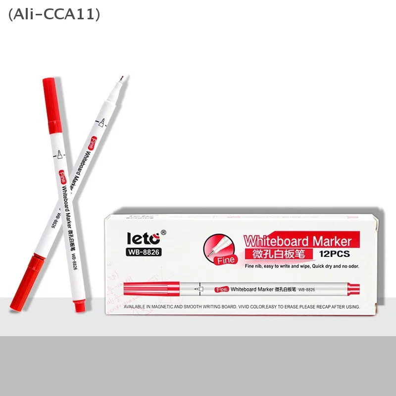 

12Pcs/Box 0.5mm Dry Erase Markers Whiteboard Marker Pens White Board Pens School Office Stationery Supplies