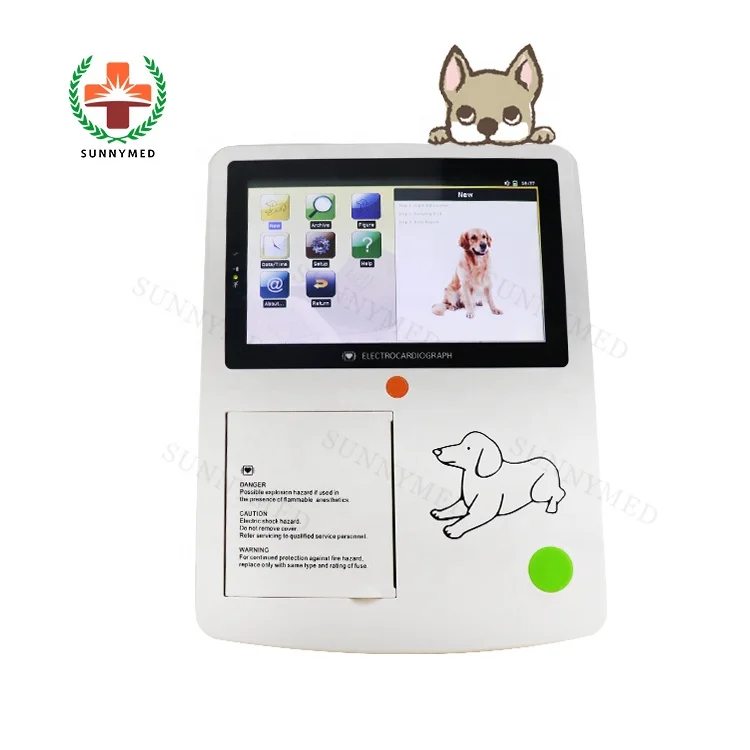 SY-W002 ECG vet portable 3 Channel veterinary ECG for animal machine