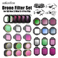 Juego de filtros para DJI Neo 2/Mini 5 Pro/mini 4 Pro/Filp ND MCUV CPL filtros antideslumbrantes accesorios de lentes de vidrio óptico