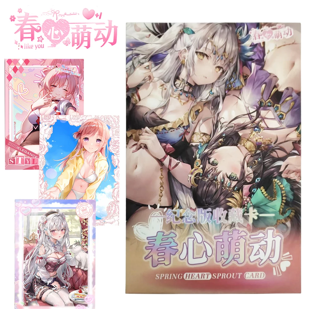 

First Youth Goddess Story Collection Card Anime Girl Party Sweet Ambiguous Alluring Temptation Cards Booster Box Kids Toys Gifts